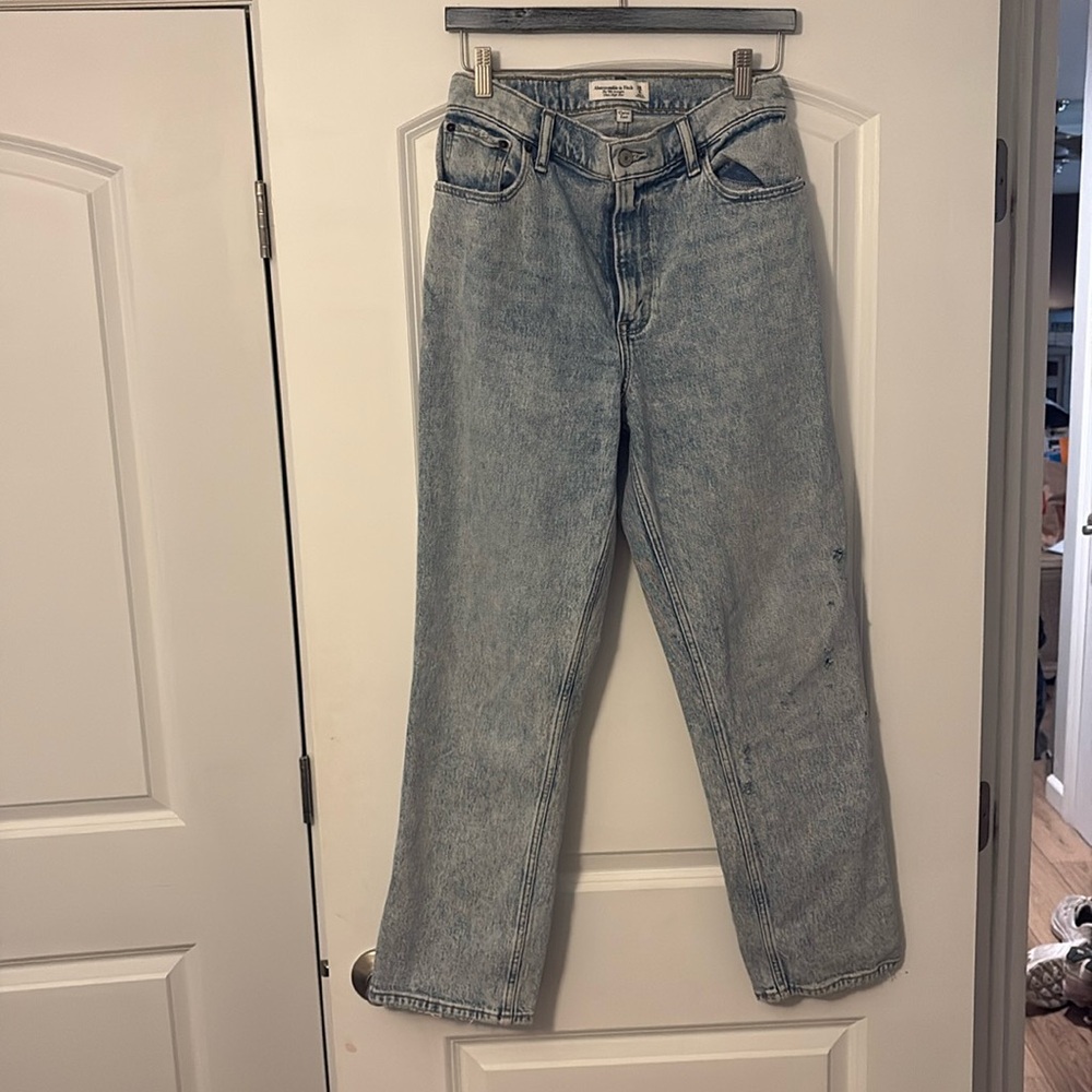 Abercrombie & Fitch Light Blue Straight Leg Jeans